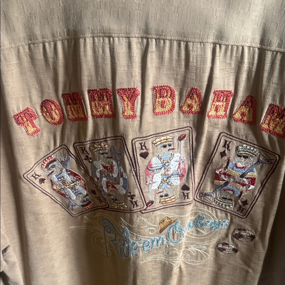 Tommy Bahama Light Brown Button-Down Shirt